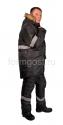 Спецодежда - Костюм "Новый Эверест" утепл. с п/к, черн