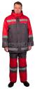 Костюм "Меридиан" утепл. с п/к, т.сер. + красн.