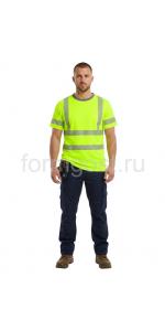 Футболка сигнальная СФ-3 с СОП, желтая
